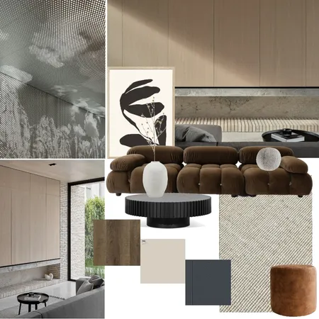 Entertainment Room Interior Design Mood Board by Servini Studio on Style Sourcebook