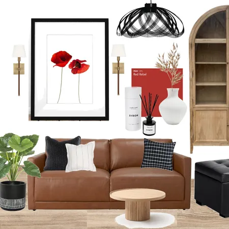 Red poppies (portrait) Interior Design Mood Board by Gigi 'Love your Lifestyle' on Style Sourcebook