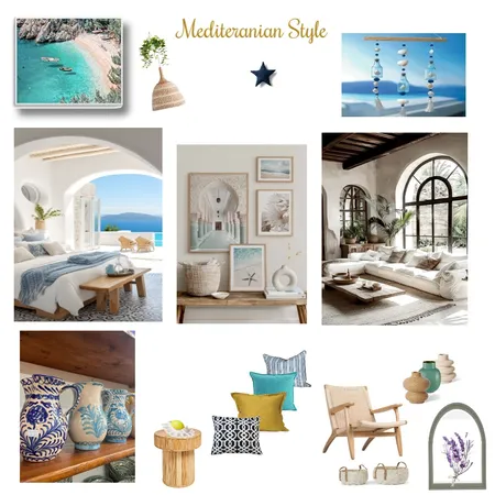 Mediteranian2 Style Mood Board Interior Design Mood Board by carmen_zaman@yahoo.com on Style Sourcebook