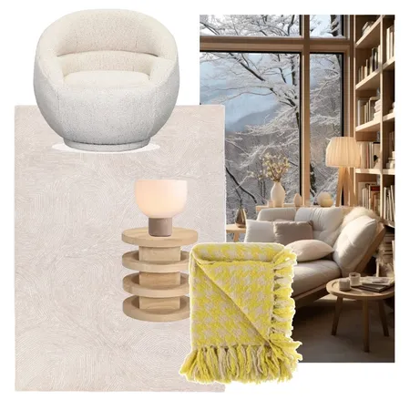 Cosy Reading Corner - Loren Almon Natural Interior Design Mood Board by Wild Yarn on Style Sourcebook