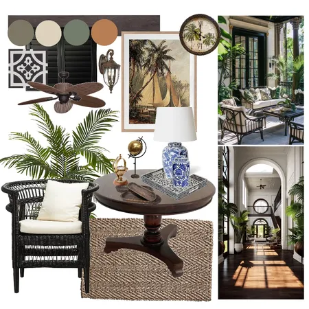 British Colonial Design Style Mood Board Interior Design Mood Board by amyllawrence03 on Style Sourcebook