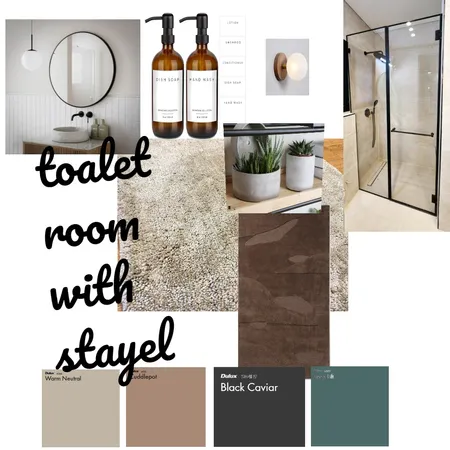 לוח אווירה וחומרים - מקלחת רומי Interior Design Mood Board by Miritwm on Style Sourcebook