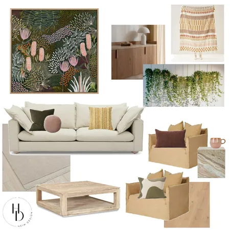 Living space | Work in progress Interior Design Mood Board by Heim Design on Style Sourcebook