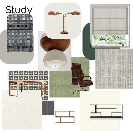 STUDY - SAMPLE BOARD Interior Design Mood Board by GStrange on Style Sourcebook