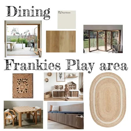 Dining and Frankies play area Interior Design Mood Board by sarahyoungstyling on Style Sourcebook