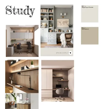 Study Interior Design Mood Board by sarahyoungstyling on Style Sourcebook