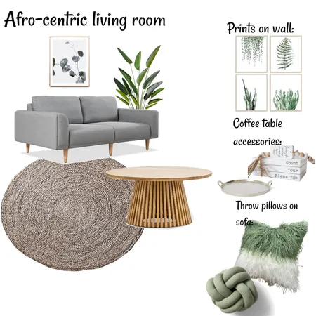 Afrocentric living room Interior Design Mood Board by hopie on Style Sourcebook