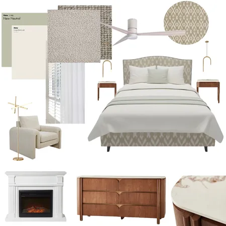 Master Bedroom Interior Design Mood Board by TerriHahipene on Style Sourcebook