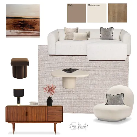 mid century luxury living room Interior Design Mood Board by Suite.Minded on Style Sourcebook