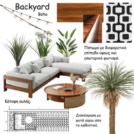 backyard of hairsalon Interior Design Mood Board by venetimar on Style Sourcebook