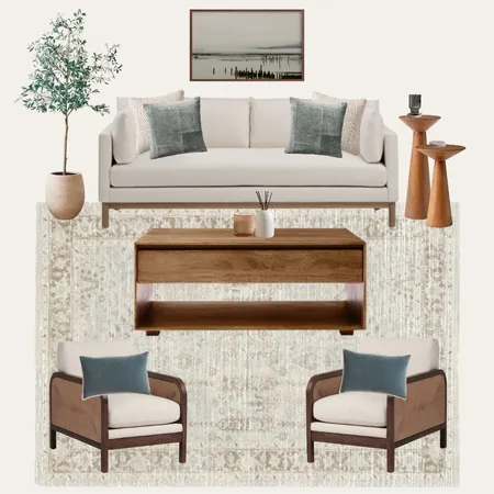 LIVING ROOM SEAFOAM Interior Design Mood Board by korielee on Style Sourcebook