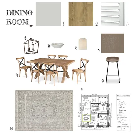 DINING ROOM Interior Design Mood Board by stjackson1012@gmail.com on Style Sourcebook