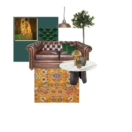 Eclectic Living Room Interior Design Mood Board by camerontherese on Style Sourcebook