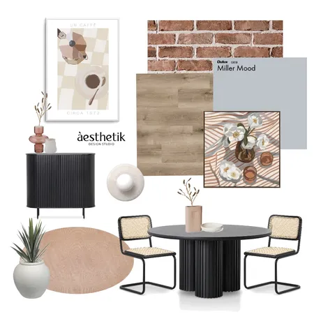 Lura Apartment Dining Interior Design Mood Board by àesthetik design studio on Style Sourcebook