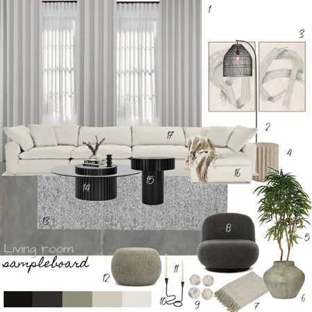 Taylor Living Interior Design Mood Board by Myamya