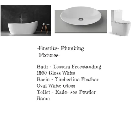 Plumbing Fixtures - Ensuite Interior Design Mood Board by Jennypark on Style Sourcebook