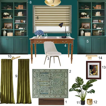 Home Office Interior Design Mood Board by Eyman on Style Sourcebook