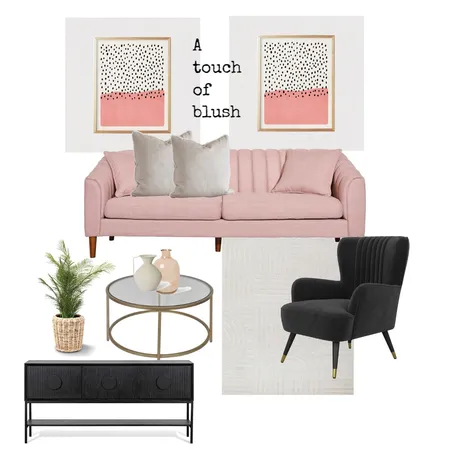 A touch of blush Interior Design Mood Board by Mz Scarlett Interiors on Style Sourcebook