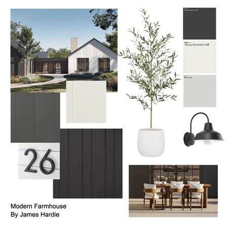 Modern Farmhouse Interior Design Mood Board by James Hardie AU on Style Sourcebook