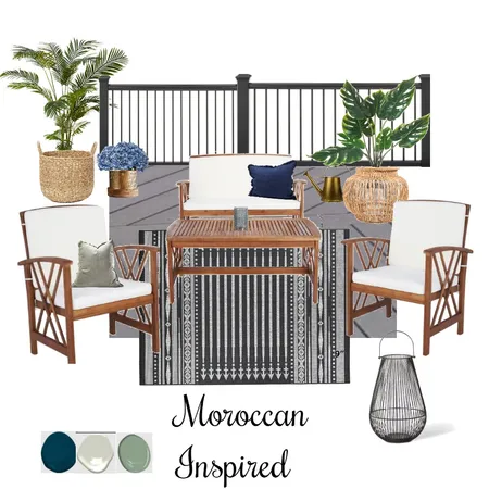 Watch Hill Outdoor Plan Moroccan Interior Design Mood Board by allisonkayesdesign on Style Sourcebook