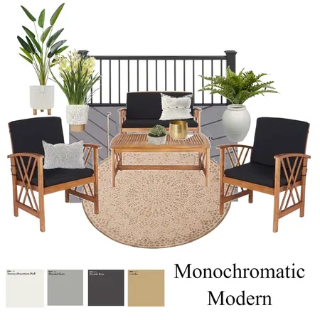 Watch Hill Outdoor Plan monochromatic Interior Design Mood Board by Allison Kayes Designs on Style Sourcebook