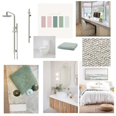 Pia's bedroom and ensuite Interior Design Mood Board by sheridanfield@gmail.com on Style Sourcebook