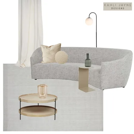 HALL RESIDENCE - Sitting/Retreat Interior Design Mood Board by Kahli Jayne Designs on Style Sourcebook