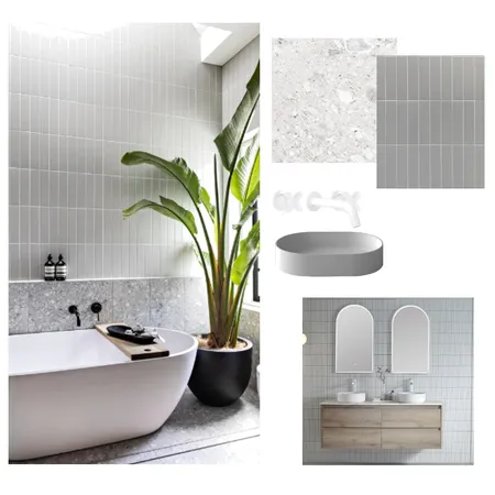 Nerrina bathroom concept Interior Design Mood Board by Sarah Bourke Interior Design on Style Sourcebook