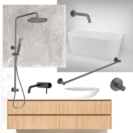 Raheen Bathroom Interior Design Mood Board by kyliebalharrie@icloud.com on Style Sourcebook