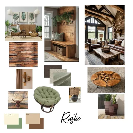 Rustic Interior Design Mood Board by Shelley Svoboda on Style Sourcebook