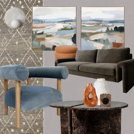 Dreamy Landscapes Living Room Interior Design Mood Board by Urban Road on Style Sourcebook