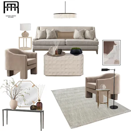 living room for Ashoag Interior Design Mood Board by Rawan1 on Style Sourcebook