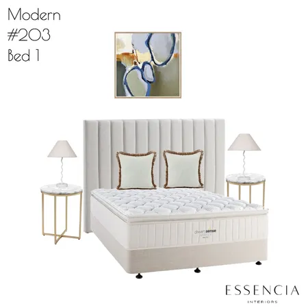 P.M. Residences #203 Bed1 Interior Design Mood Board by Essencia Interiors on Style Sourcebook