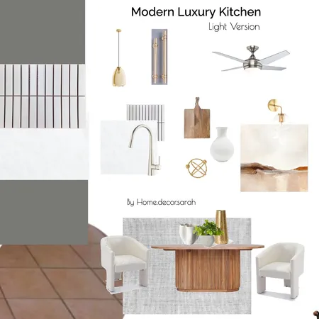 light modern kitchen design Interior Design Mood Board by Luxuryy on Style Sourcebook