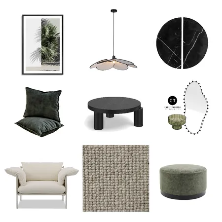 Cool Forest Interior Design Mood Board by Carly Thorsen Interior Design on Style Sourcebook