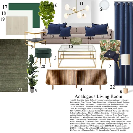 module 9 living room Interior Design Mood Board by BonnDesign on Style Sourcebook