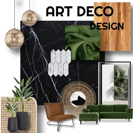 Art deco Interior Design Mood Board by shaqayeq.kiani.arch@gmail.com on Style Sourcebook