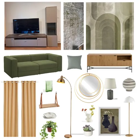 Laura Living room v2 Interior Design Mood Board by Designful.ro on Style Sourcebook