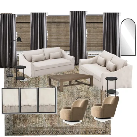 Living room refresh dark curtains Interior Design Mood Board by Jmeeds on Style Sourcebook