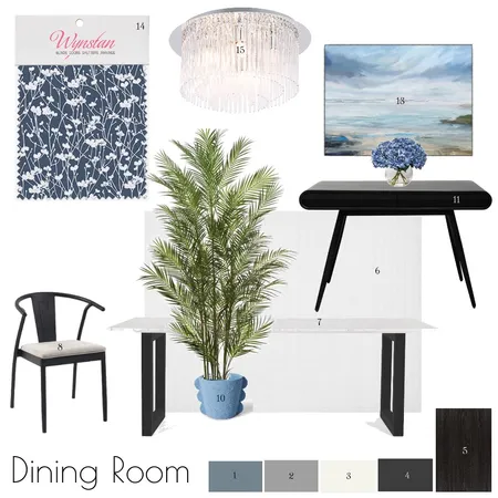 dining room sample board Interior Design Mood Board by brianna sardinha on Style Sourcebook