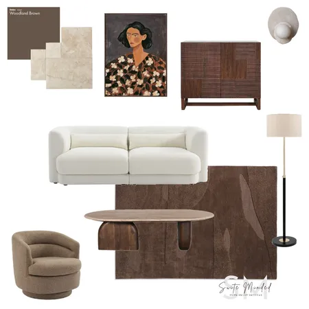 warm brown tones living room Interior Design Mood Board by Suite.Minded on Style Sourcebook