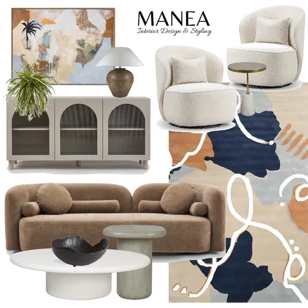 Contemporary Living Interior Design Mood Board by Manea Interior Design & Styling on Style Sourcebook