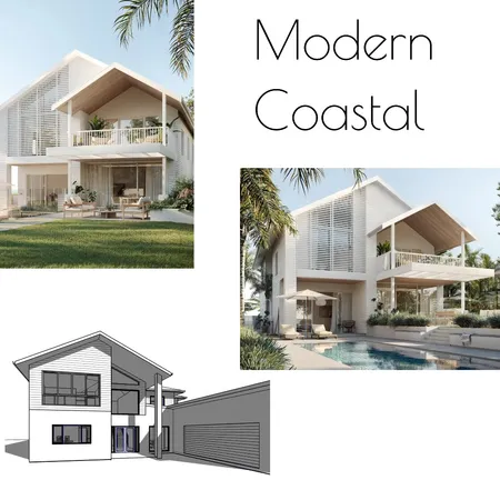 Modern Coastal Interior Design Mood Board by ALucille on Style Sourcebook