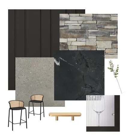 Dark & moody entertainment area Interior Design Mood Board by Emily Manning on Style Sourcebook