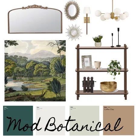Mod Botanical Interior Design Mood Board by Haven Home Styling on Style Sourcebook
