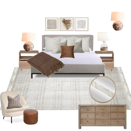Master Bedroom Interior Design Mood Board by AP INTERIORS on Style Sourcebook