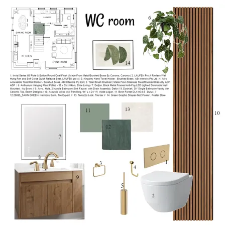 WC Interior Design Mood Board by S_Shevchenko on Style Sourcebook