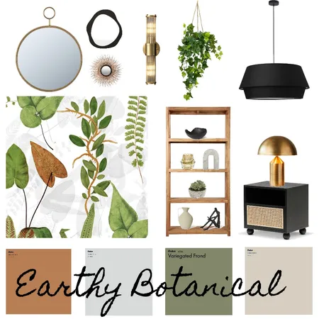 Earthy botanical Interior Design Mood Board by Haven Home Styling on Style Sourcebook