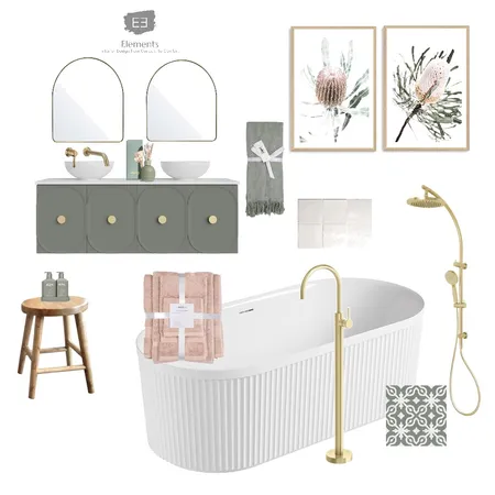 Bathroom Refresh Interior Design Mood Board by Elements Interior Design Studio on Style Sourcebook