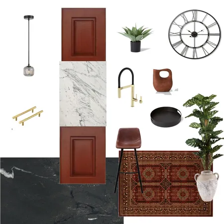 red kitchen Interior Design Mood Board by Luxuryy on Style Sourcebook